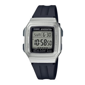 Reloj CASIO F-201WAM-7A Resina Juvenil Plateado