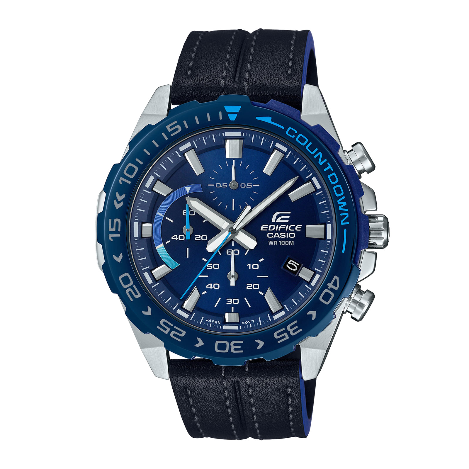 Reloj EDIFICE EFR-566BL-2A Acero Hombre Plateado