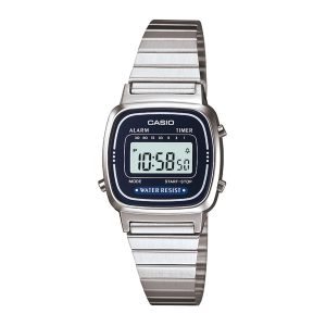 Reloj CASIO LA670WA-2D Resina Mujer Plateado