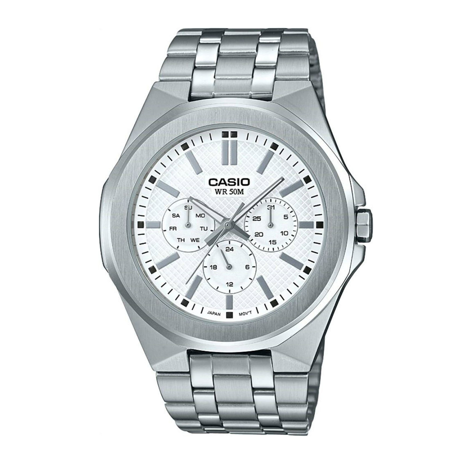 Reloj CASIO MTP-SW330D-7A Acero Hombre Plateado