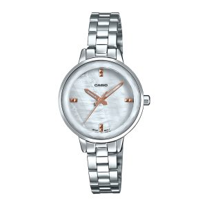 Reloj CASIO LTP-E162D-7A Acero Mujer Plateado