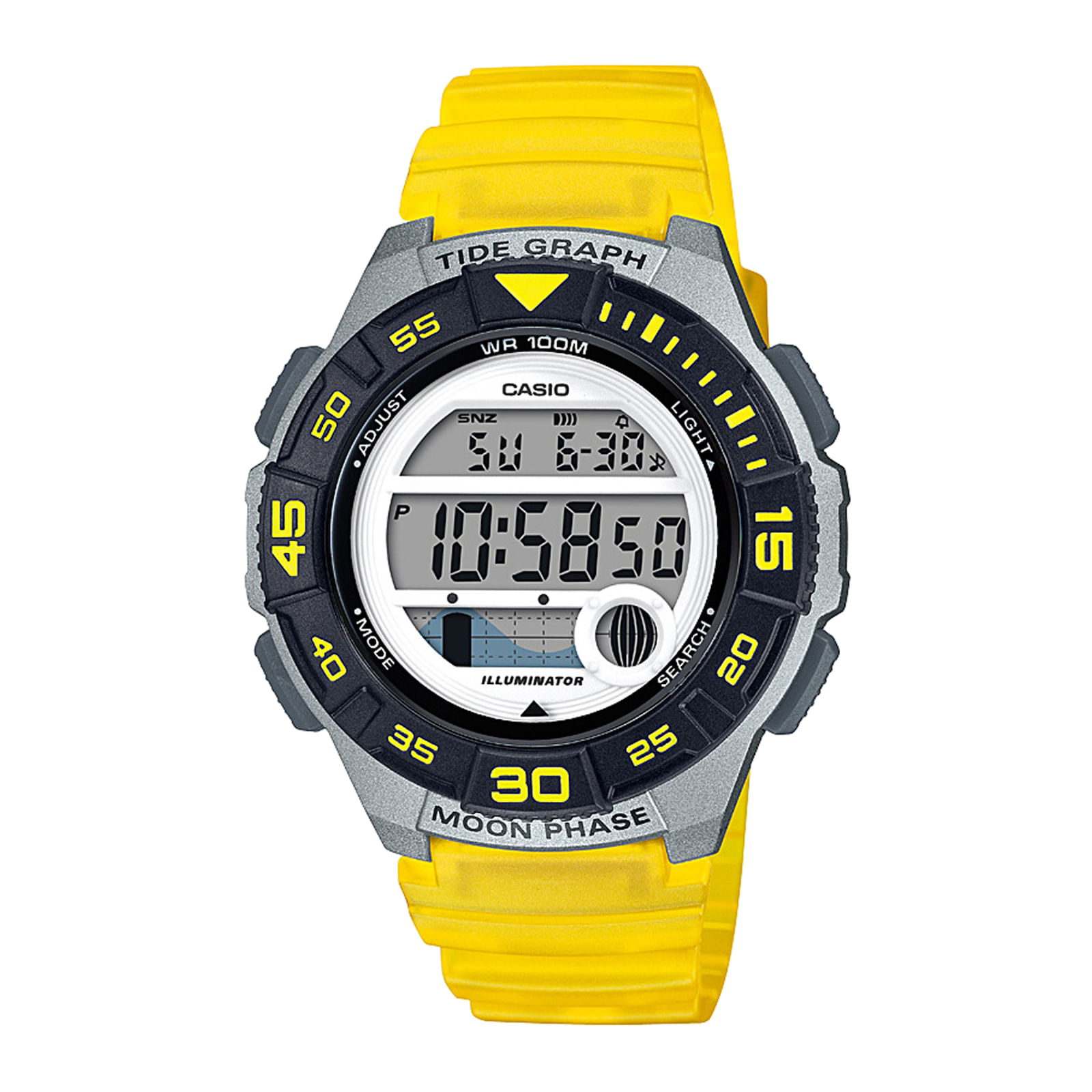 Reloj CASIO LWS-1100H-9A Resina Juvenil Gris