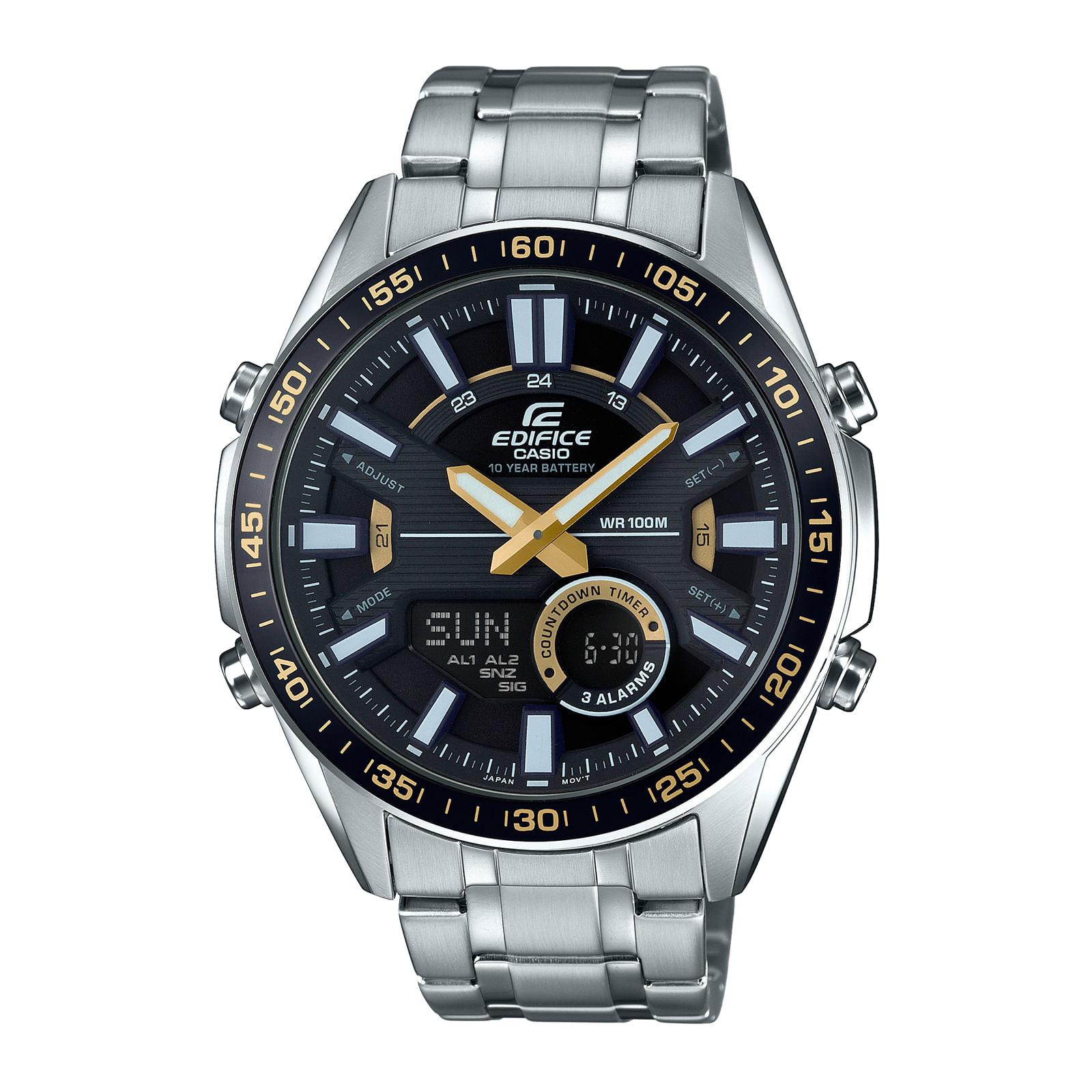 Reloj EDIFICE EFV-C100D-1B Acero Hombre Plateado