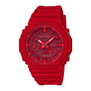 Reloj G-SHOCK GA-2100-4A Carbono/Resina Hombre Rojo