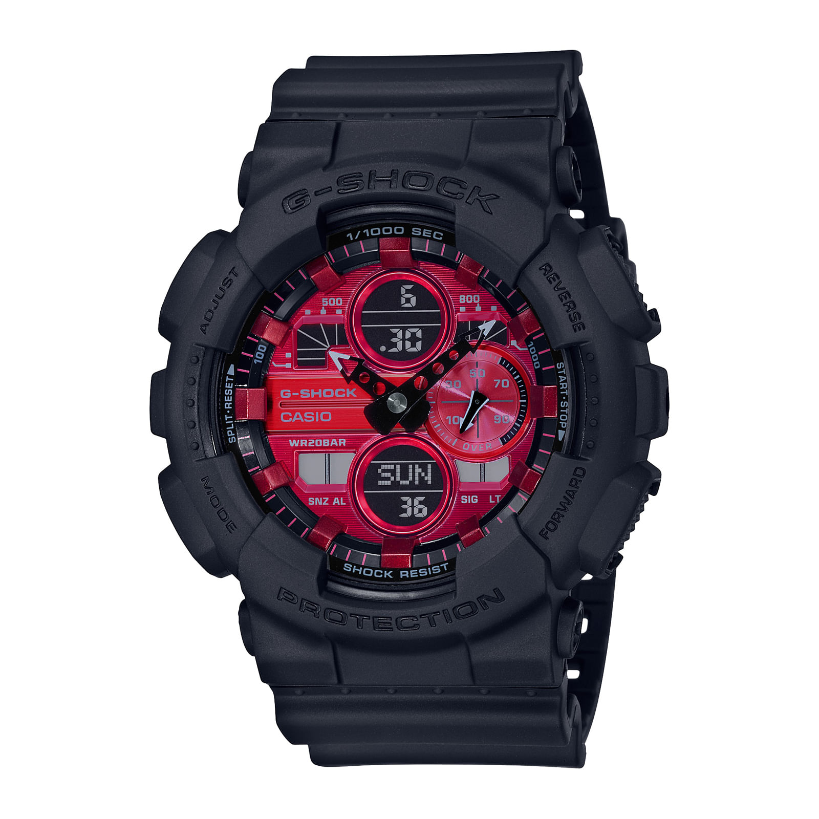 Reloj G-SHOCK GA-140AR-1A Resina Hombre Negro