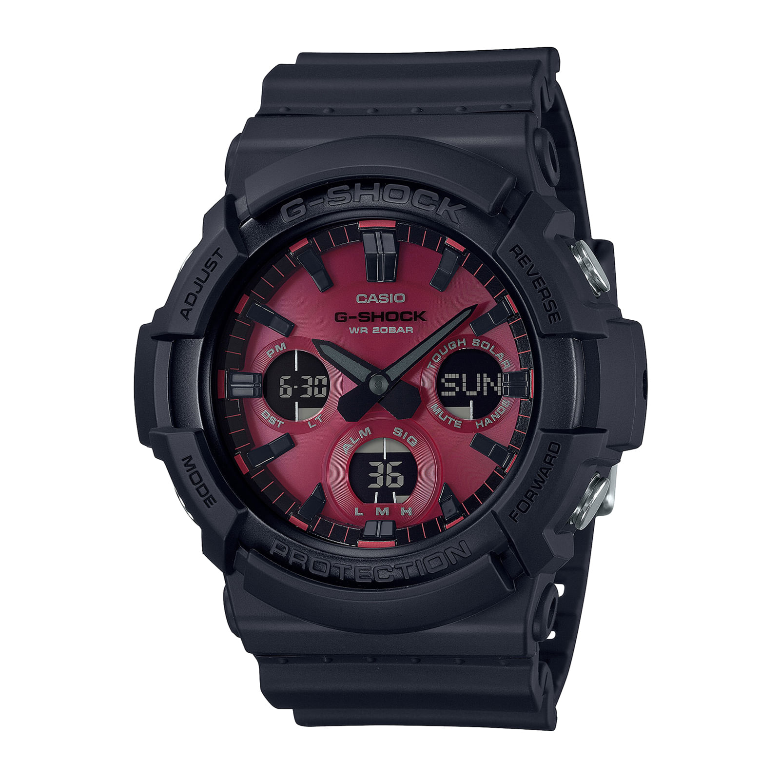 Reloj G-SHOCK GAS-100AR-1A Resina Hombre Negro