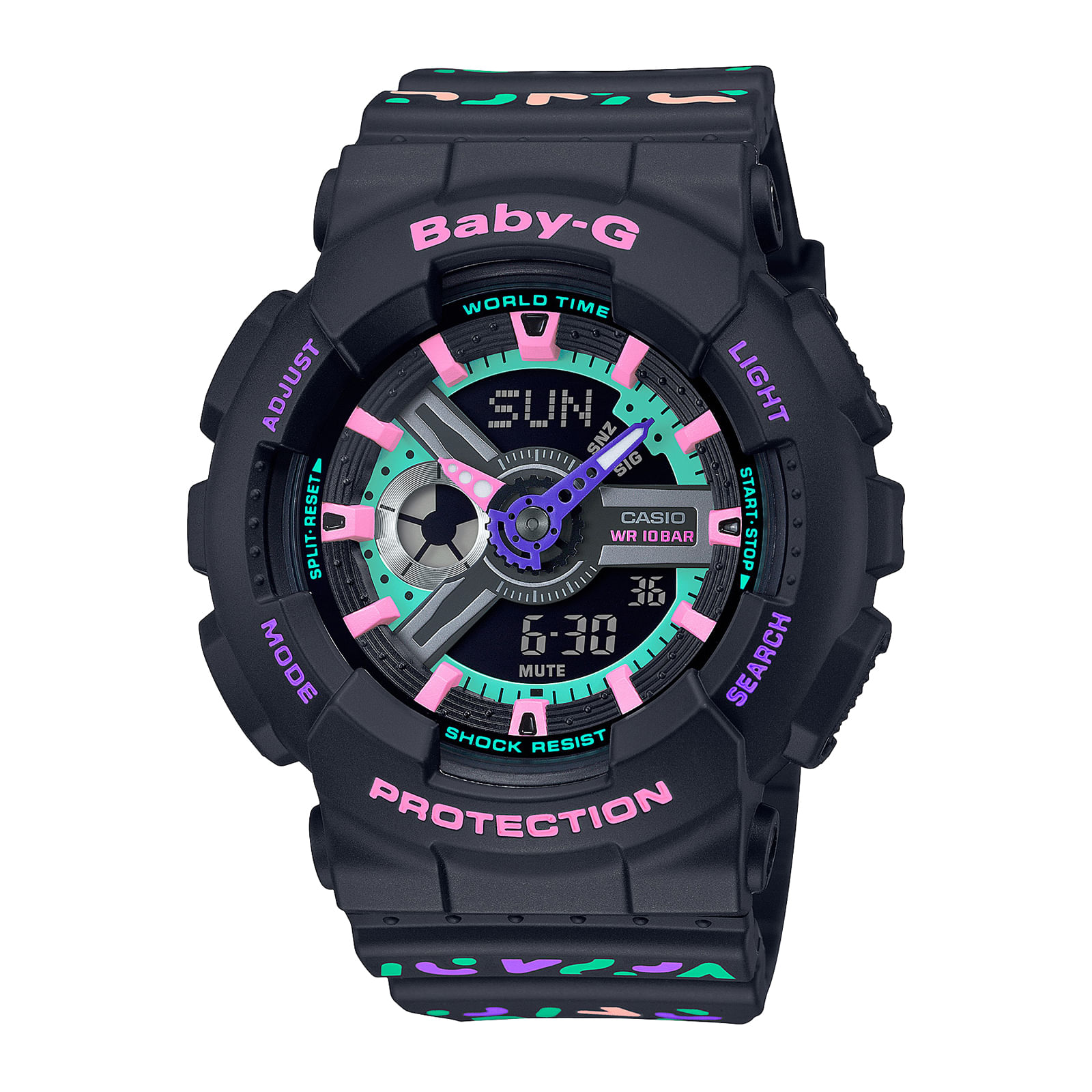 Reloj BABY-G BA-110TH-1A Resina Mujer Negro