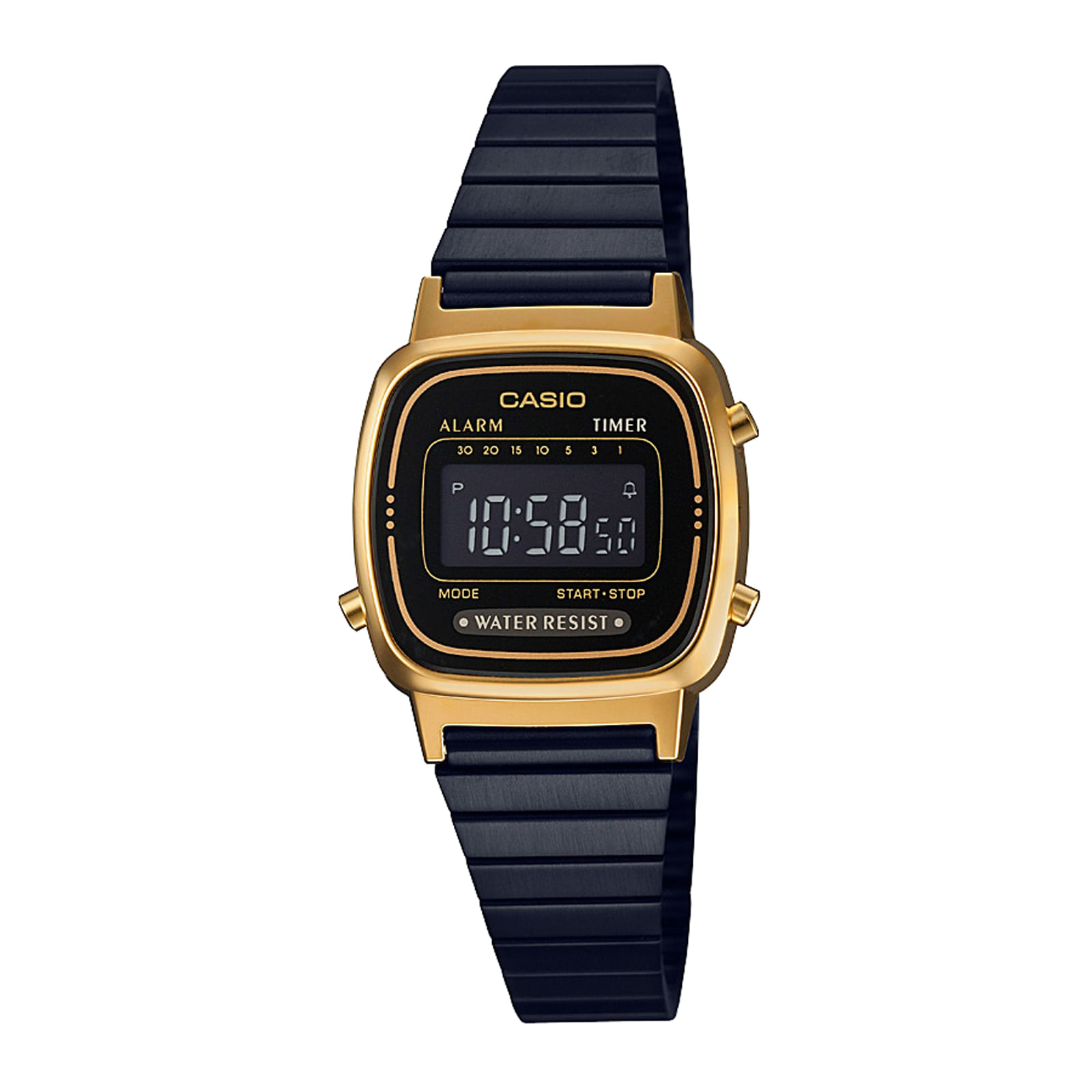 Reloj CASIO LA670WEGB-1B Resina Mujer Negro