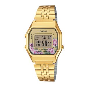 Reloj CASIO LA680WGA-4C Resina Juvenil Dorado