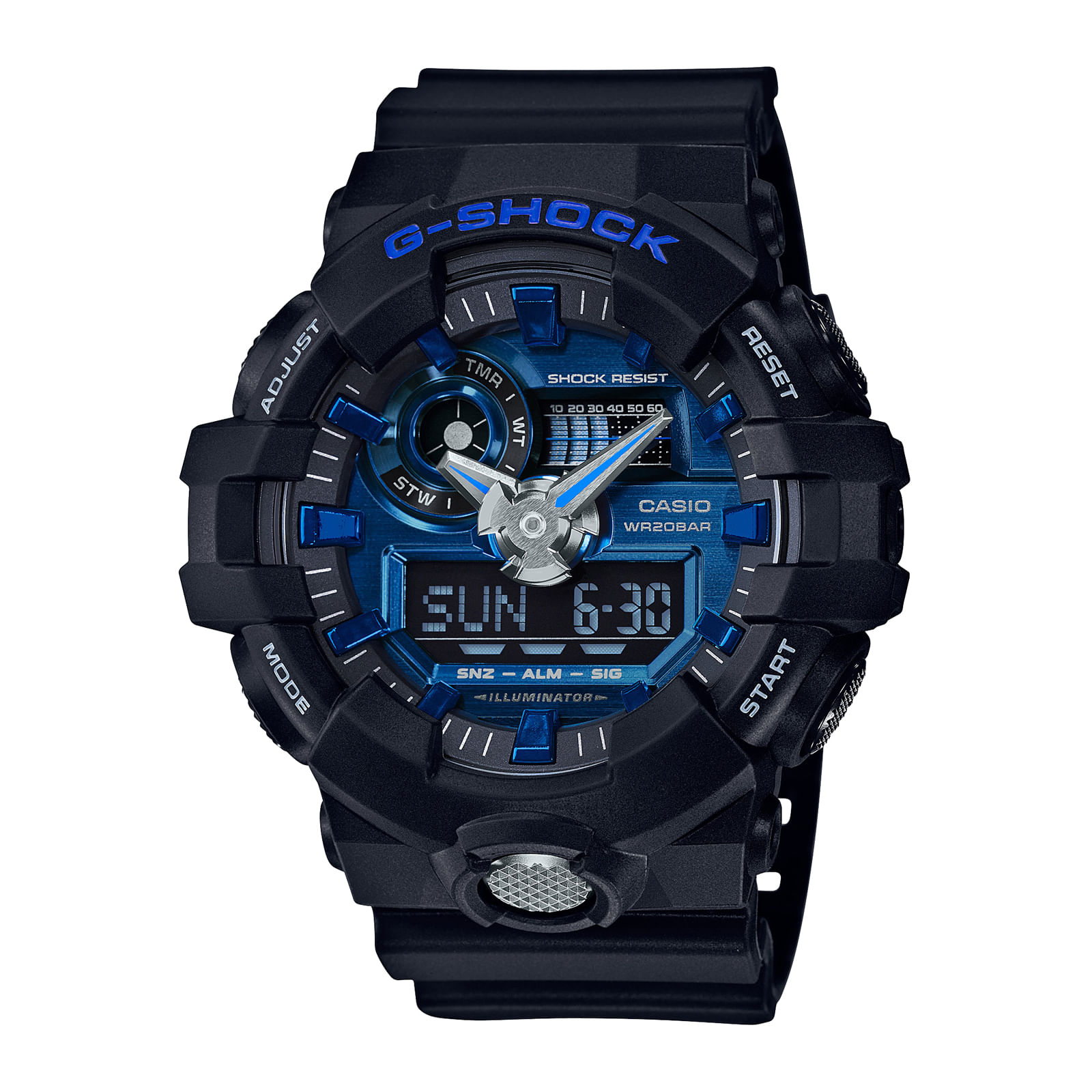 Reloj G-SHOCK GA-710-1A2 Resina Hombre Negro