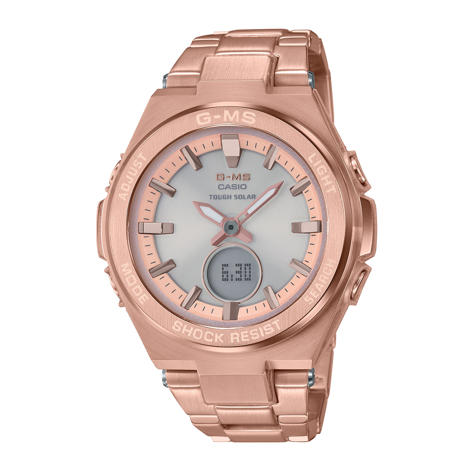 Reloj BABY-G MSG-S200DG-4A Acero Mujer Oro Rosa