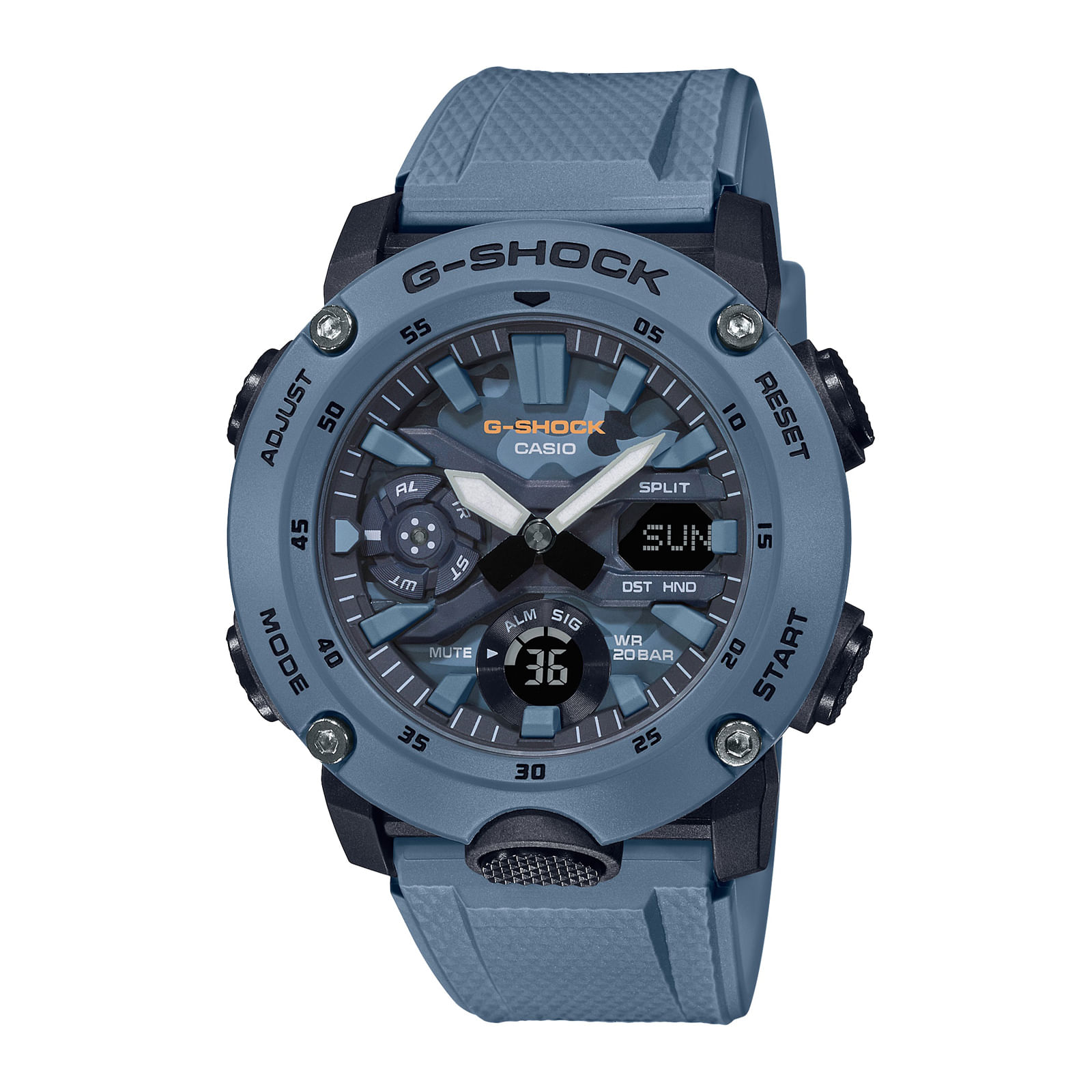 Reloj G-SHOCK GA-2000SU-2A Carbono Hombre Azul