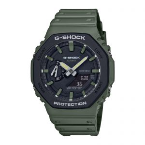 Reloj G-SHOCK GA-2110SU-3A Carbono/Resina Hombre Verde