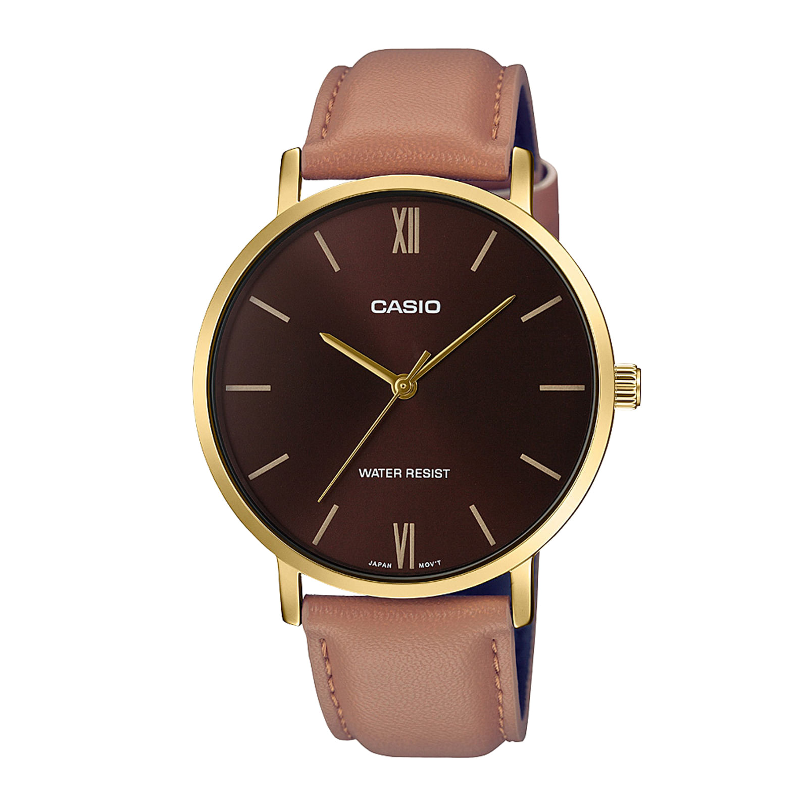 Reloj CASIO MTP-VT01GL-5B Acero Hombre Marron