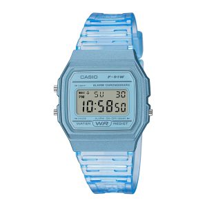 Reloj CASIO F-91WS-2D Resina Juvenil Celeste