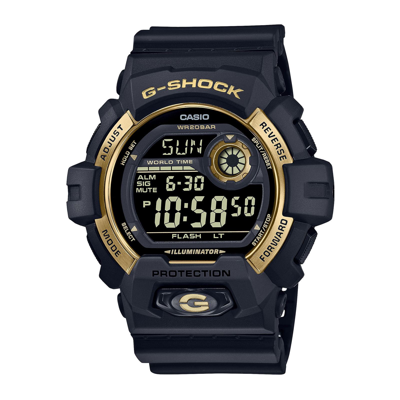 Reloj G-SHOCK G-8900GB-1D Resina/Acero Hombre Negro