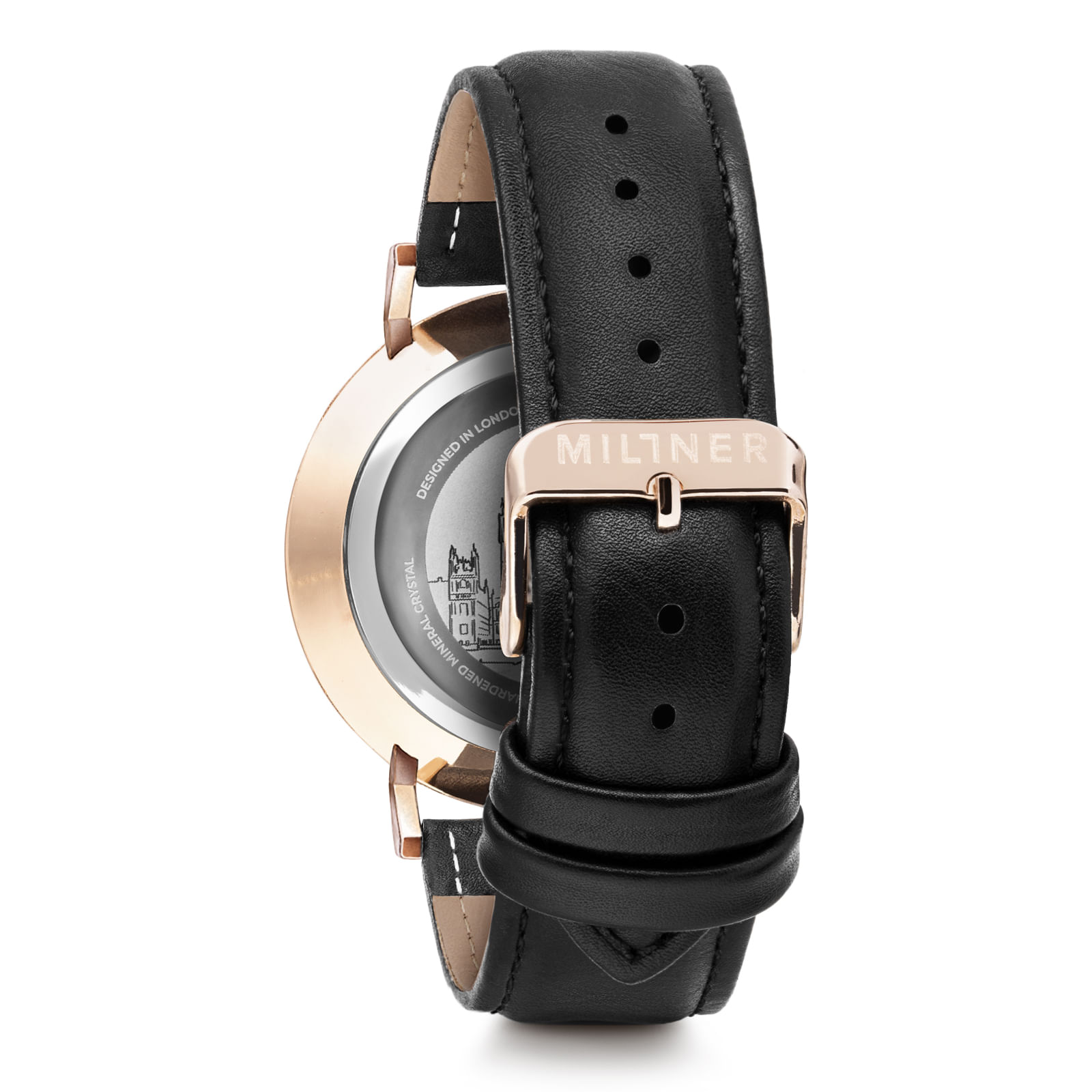 Reloj MILLNER Hallfield · Dark One Acero Mujer