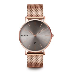 Reloj MILLNER Mayfair · Rose Graphite Acero Mujer