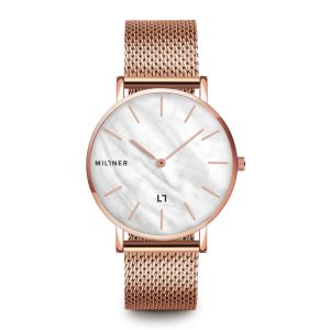 Reloj MILLNER Mayfair · Rose Pearl Acero Mujer