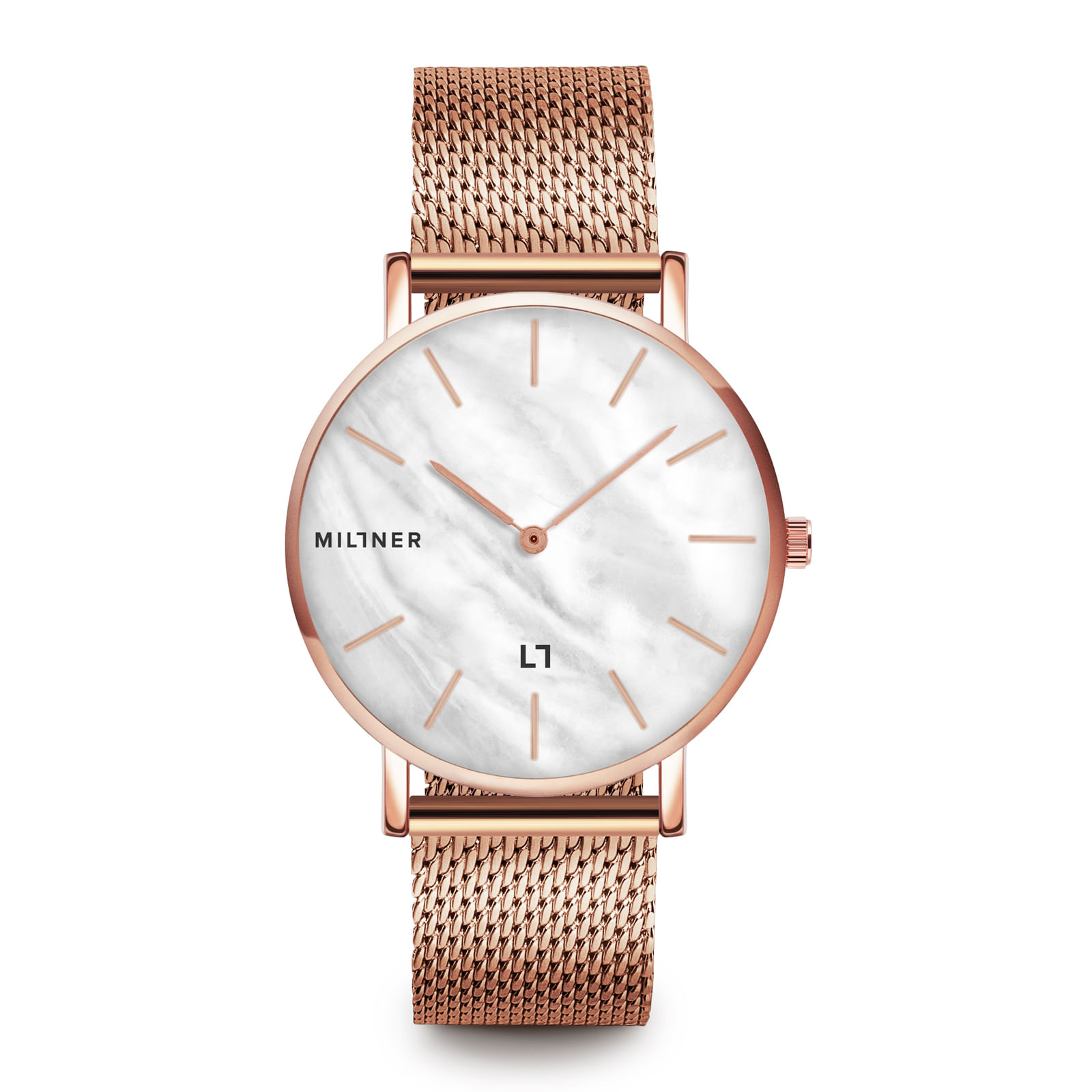 Reloj MILLNER Mayfair · Rose Pearl Acero Mujer