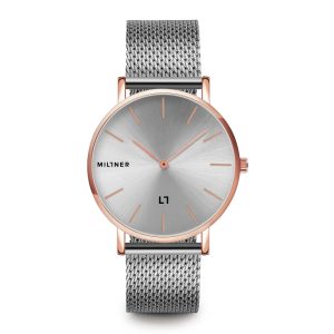 Reloj MILLNER Mayfair · Rose Silver Acero Mujer