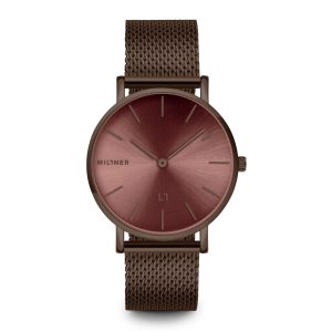 Reloj MILLNER Mayfair · Coffee Acero Mujer