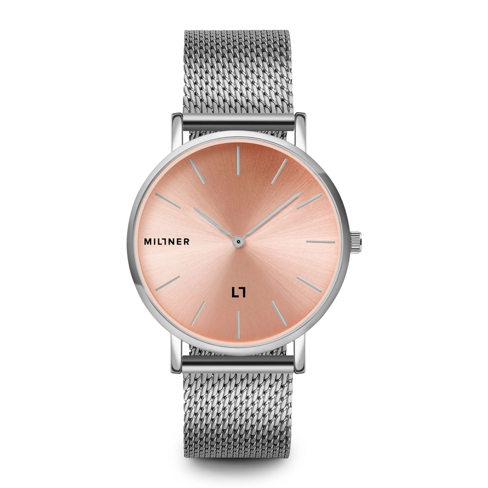 Reloj MILLNER Mayfair · Silver Pink Acero Mujer
