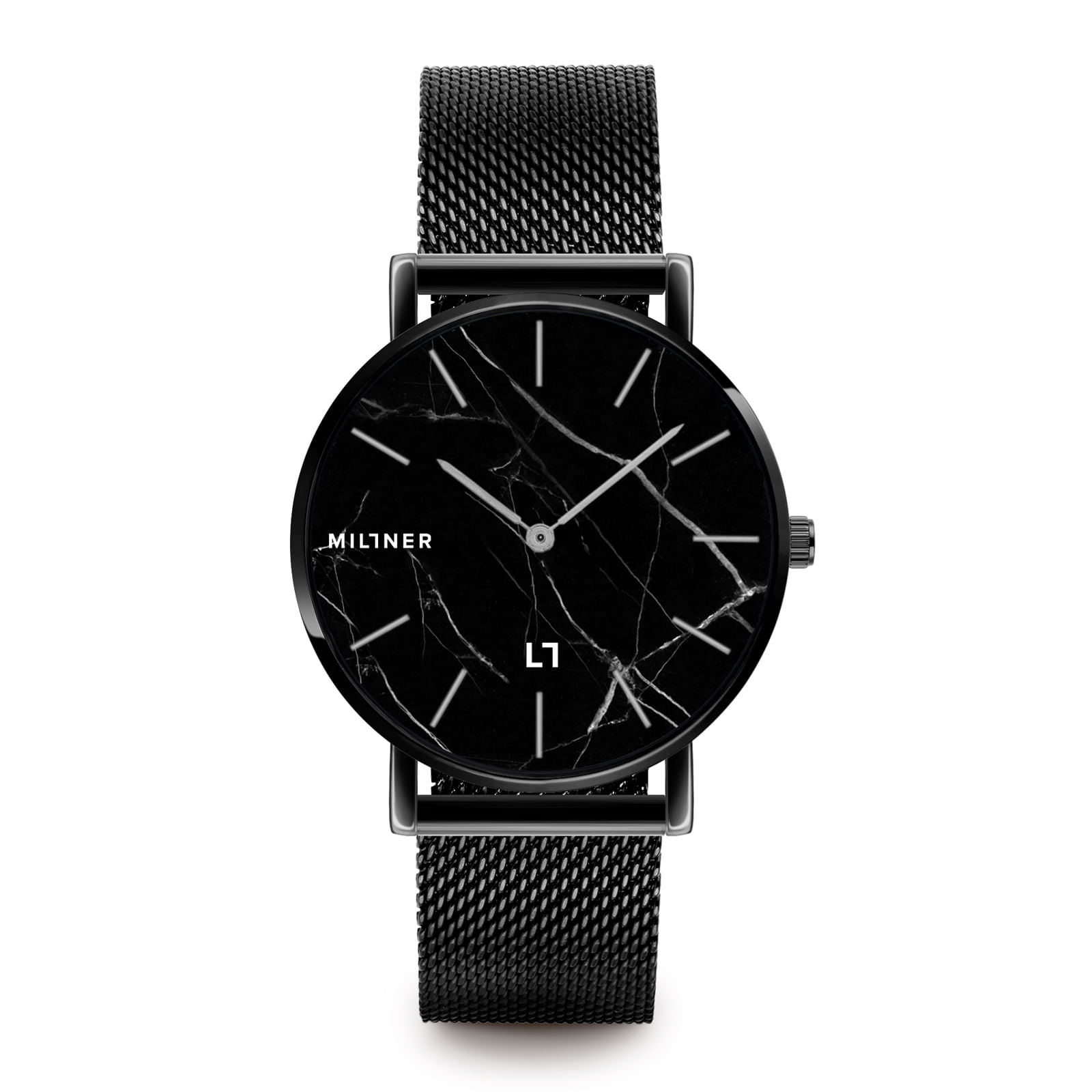 Reloj MILLNER Camden · Marble Full Black Acero Mujer