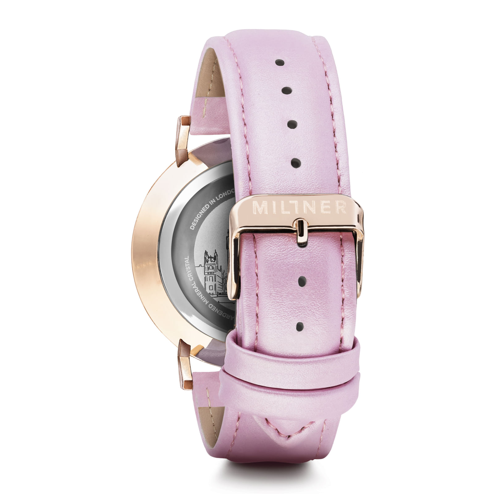 Reloj MILLNER Hallfield · Golden Pink Acero Mujer