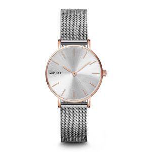 Reloj MILLNER Mini · Rose Silver Acero Mujer