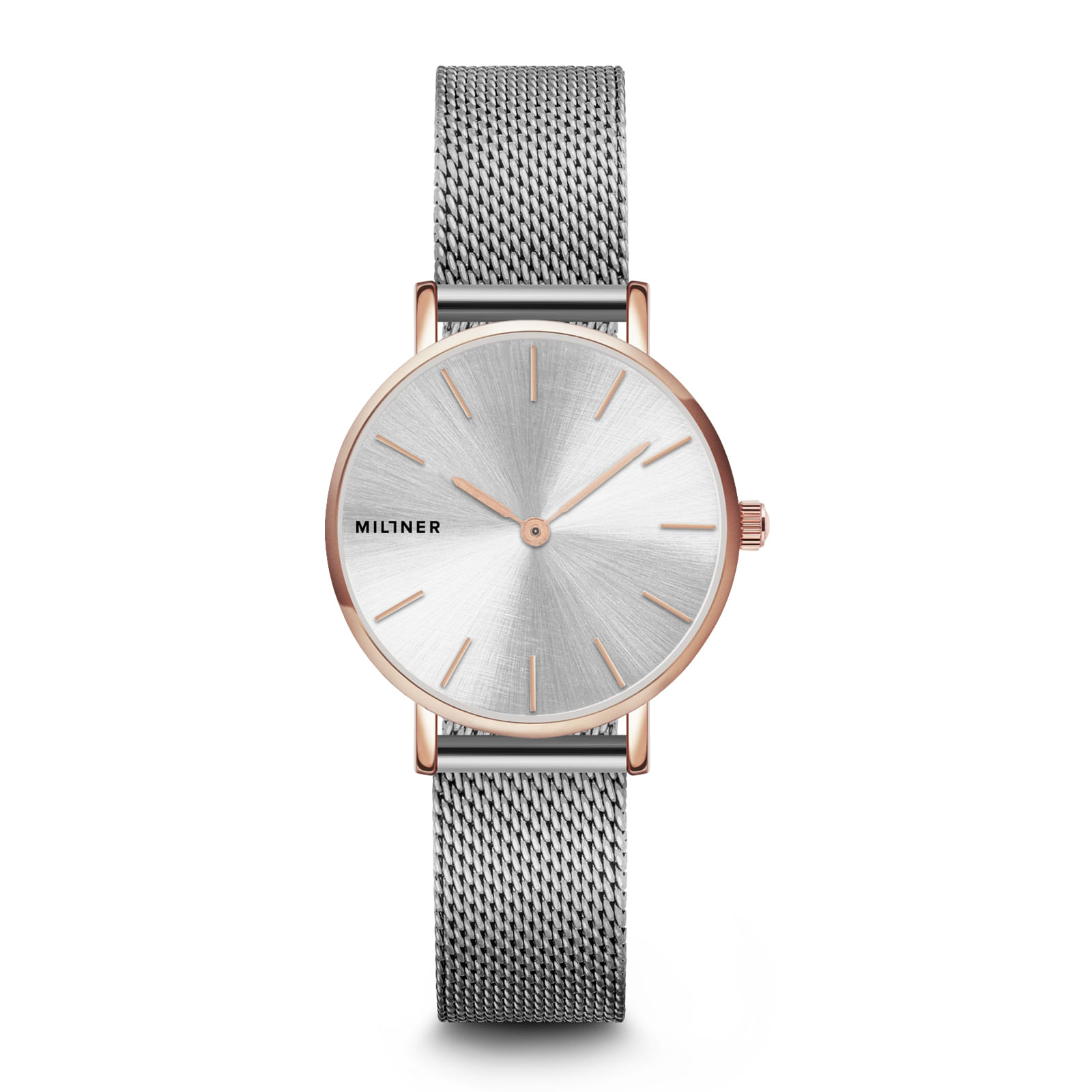 Reloj MILLNER Mini · Rose Silver Acero Mujer