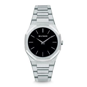 Reloj MILLNER Oxford S · Silver Black Acero Mujer