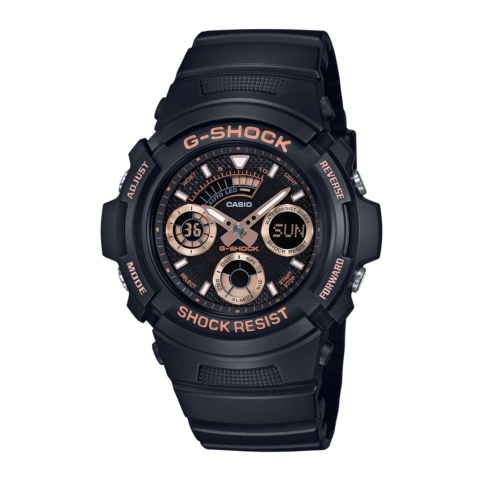 Reloj G-SHOCK AW-591GBX-1A4 Resina/Alumnio Hombre Negro