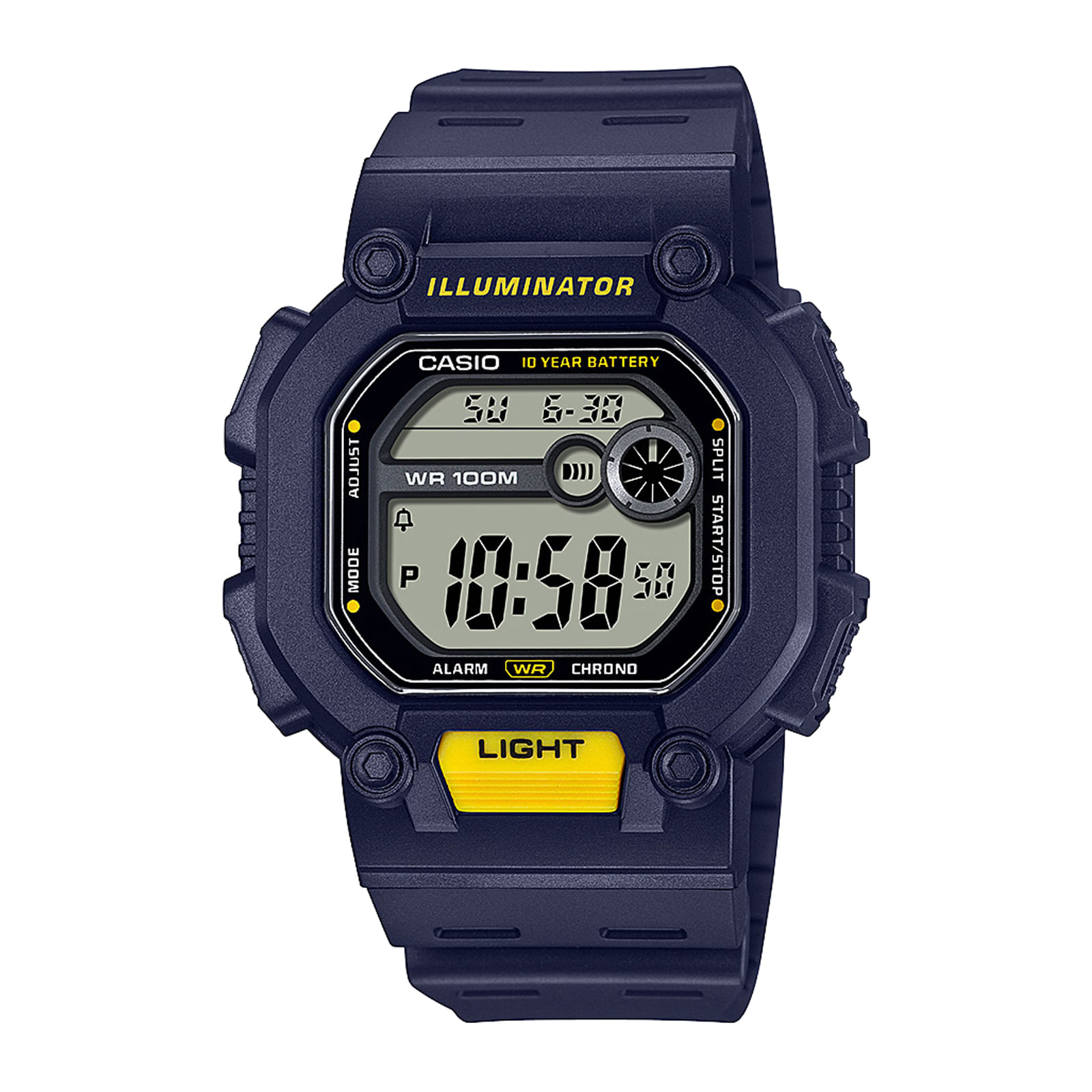 Reloj CASIO W-737H-2A Resina Juvenil Azul