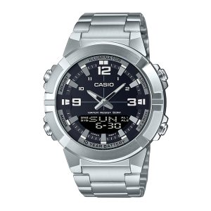 Reloj CASIO AMW-870D-1A Acero Hombre Plateado