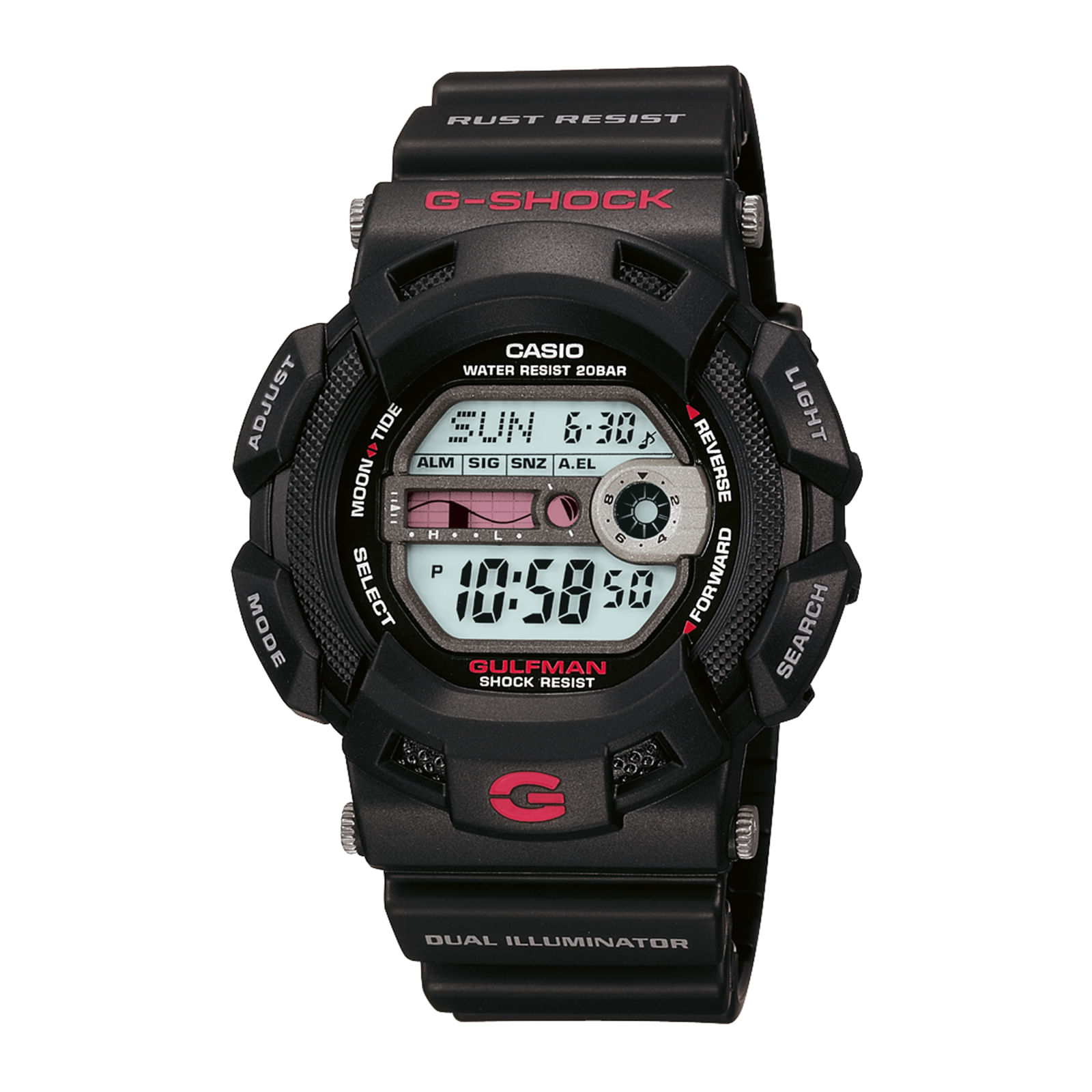 Reloj G-SHOCK G-9100-1D Resina Hombre Negro