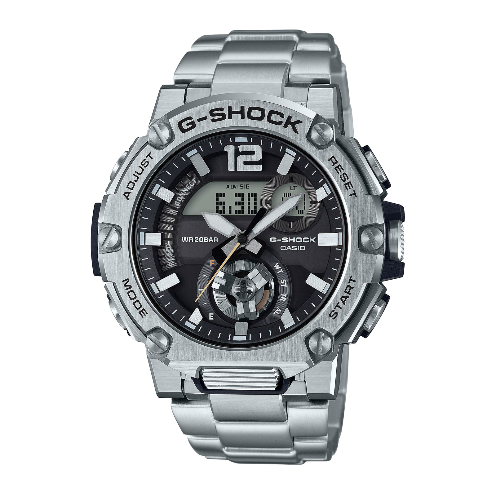 Reloj G-SHOCK GST-B300SD-1A Resina/Acero Hombre Plateado