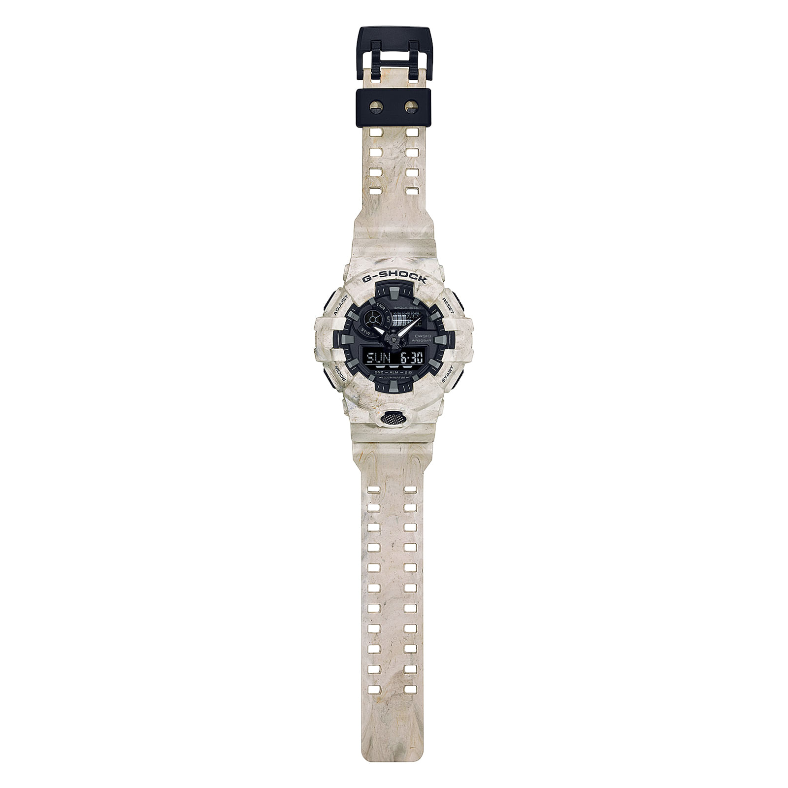 Reloj G-SHOCK GA-700WM-5A Resina Hombre Blanco