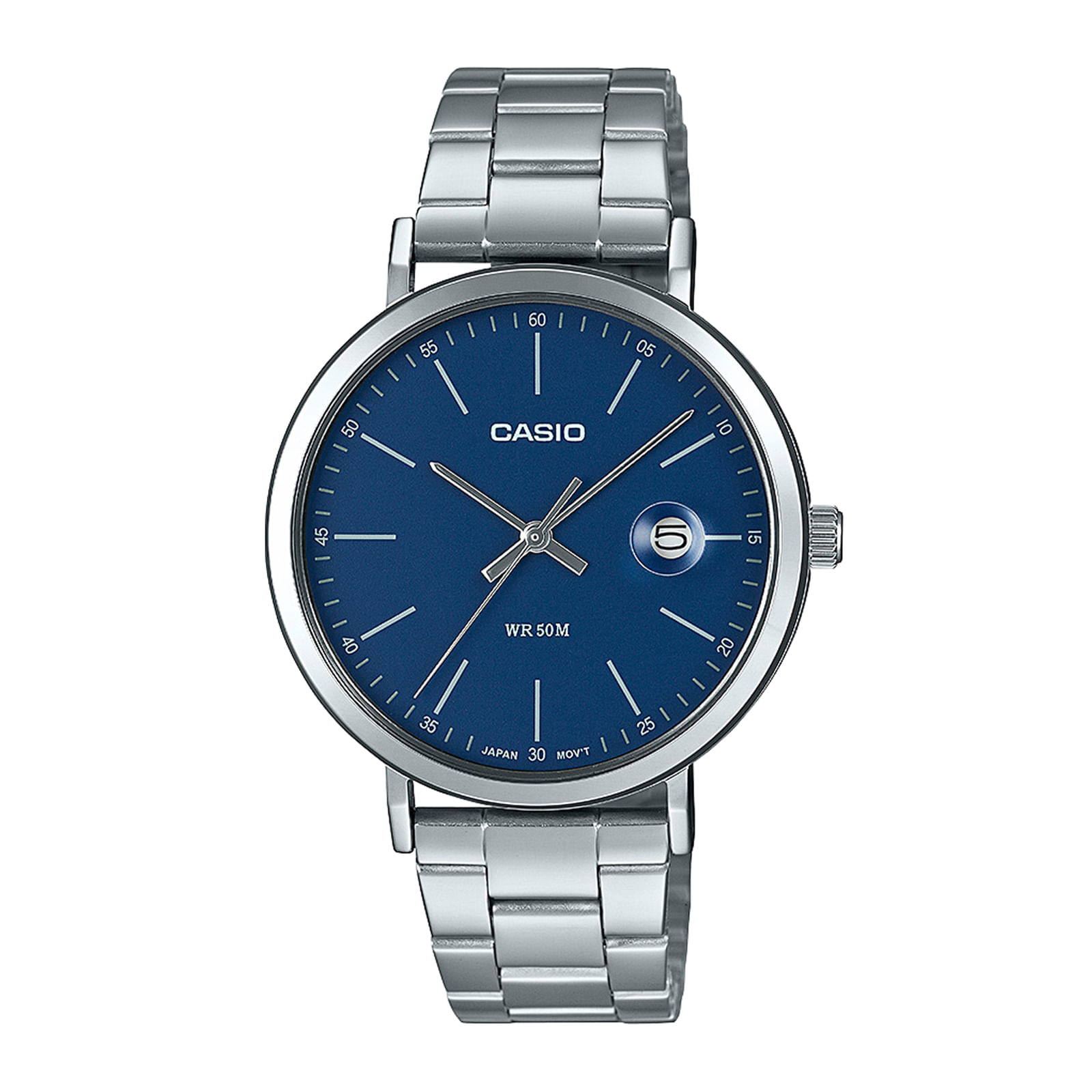 Reloj CASIO MTP-E175D-2E Acero Hombre Plateado