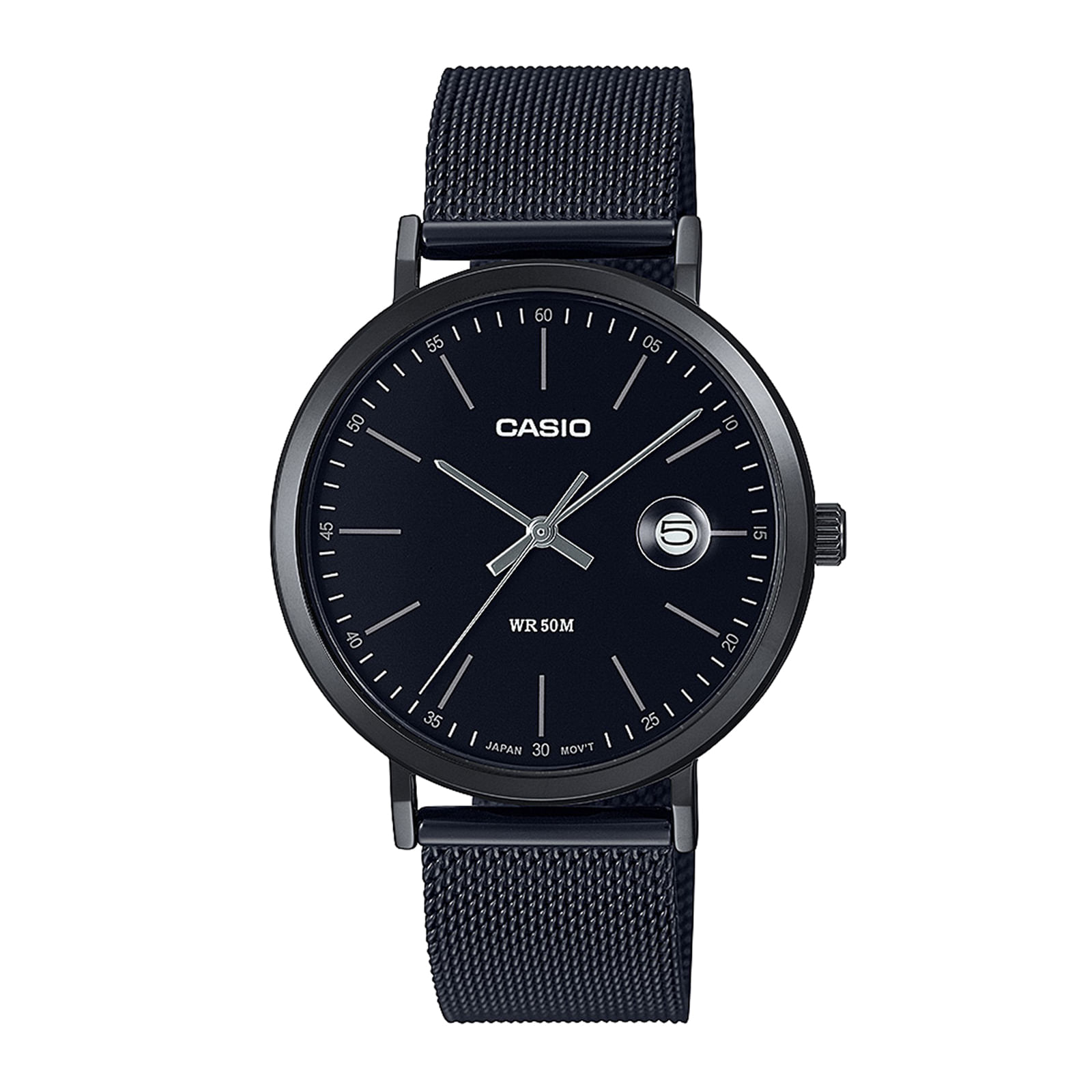 Reloj CASIO MTP-E175MB-1E Acero Hombre Negro