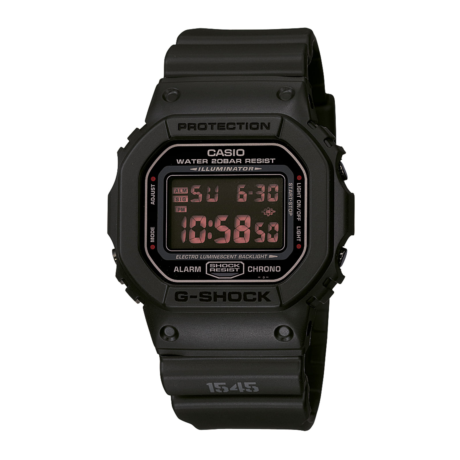 Reloj G-SHOCK DW-5600MS-1D Resina Hombre Negro