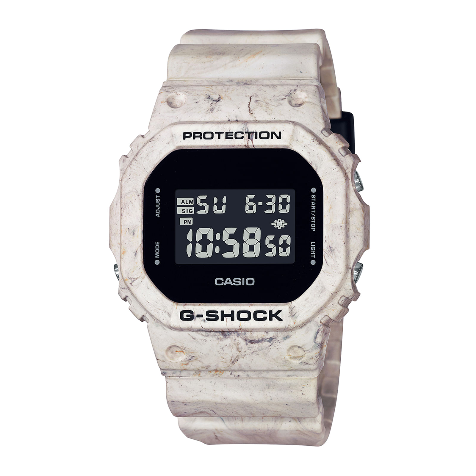 Reloj G-SHOCK DW-5600WM-5D Resina Hombre Blanco