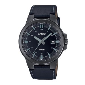 Reloj CASIO MTP-E173BL-1A Acero Hombre Negro