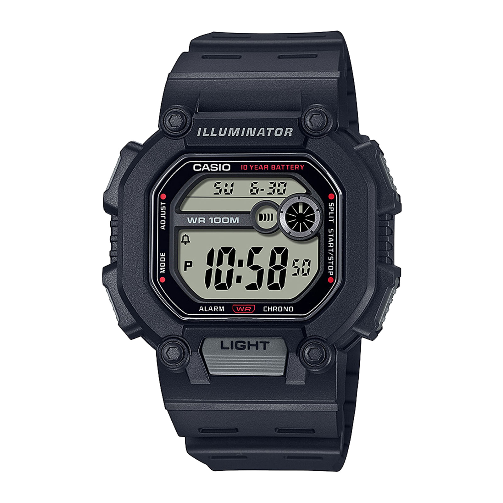 Reloj CASIO W-737H-1A Resina Hombre Negro