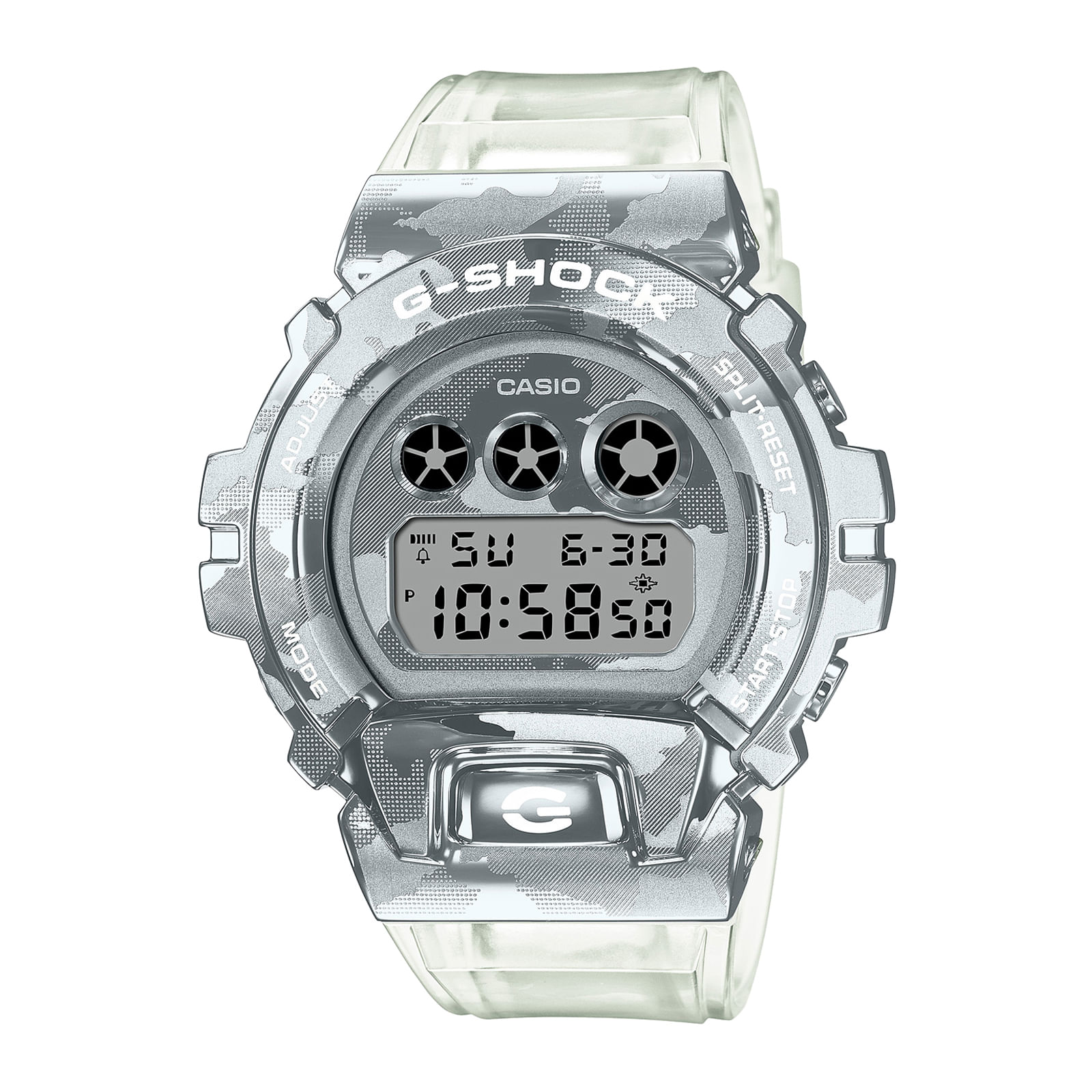 Reloj G-SHOCK GM-6900SCM-1D Resina/Acero Hombre Plateado