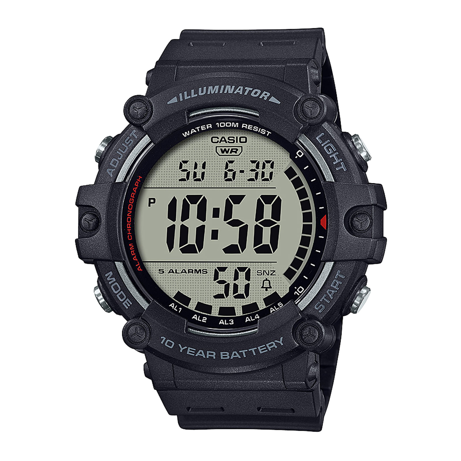 Reloj CASIO AE-1500WH-1A Resina Juvenil Negro