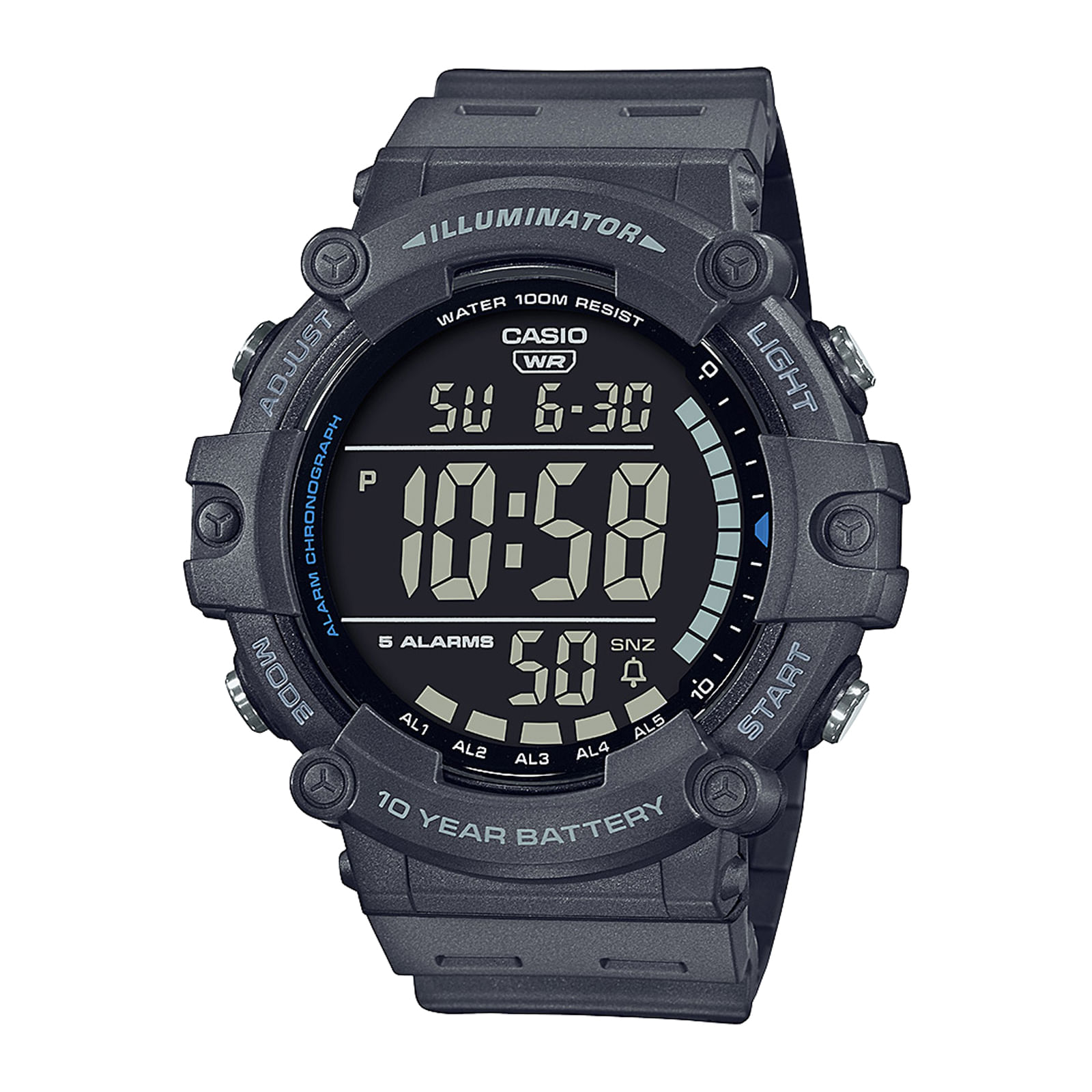 Reloj CASIO AE-1500WH-8B Resina Juvenil Gris