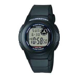 Reloj CASIO F-200W-1A Resina Juvenil Negro