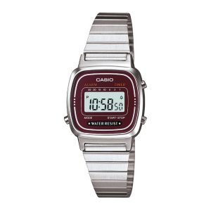 Reloj CASIO LA670WA-4D Resina Juvenil Plateado