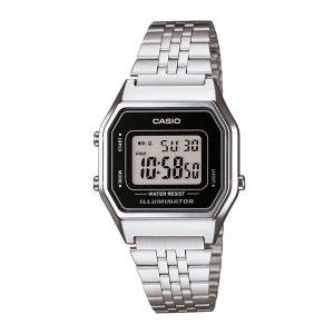 Reloj CASIO LA680WA-1D Resina Juvenil Plateado